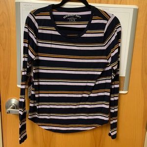 Stripped long sleeve t shirt